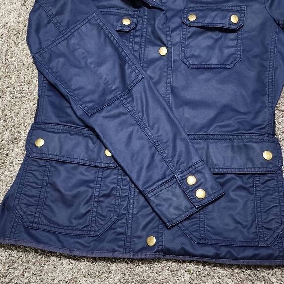 Jcrew Like NEW J. Crew Downtown field utility jacket Fall Autumn XS navy - Picture 8 of 16